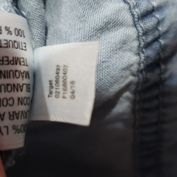 Ava & Viv Lyocell Chambray Shacket Sz 4X - Picture 9 of 13